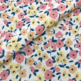 Cotton Liberty Print  —  Dalias Primaveral