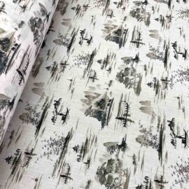 Cotton PO3 Petite  —  Pekin Toile beige