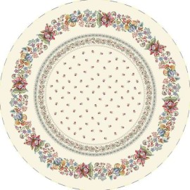 Mantel Round Redondo 1.60 —  Mod Floral elegance 1005