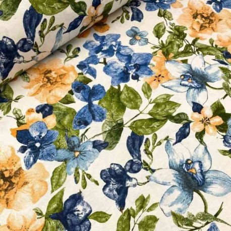 Coleccion Castilla –  Floral G azul