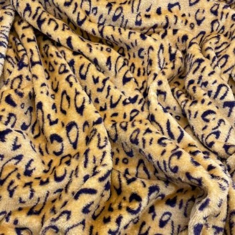 Flannel Estampado Jaguar Amarillo