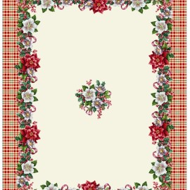 Mantel Rectangular Navideño  — Joy Gold  1273 RJ 160 x 250