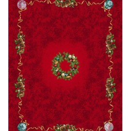 Mantel Rectangular Navideño  — Joy Gold 903 RJ 160 x 250